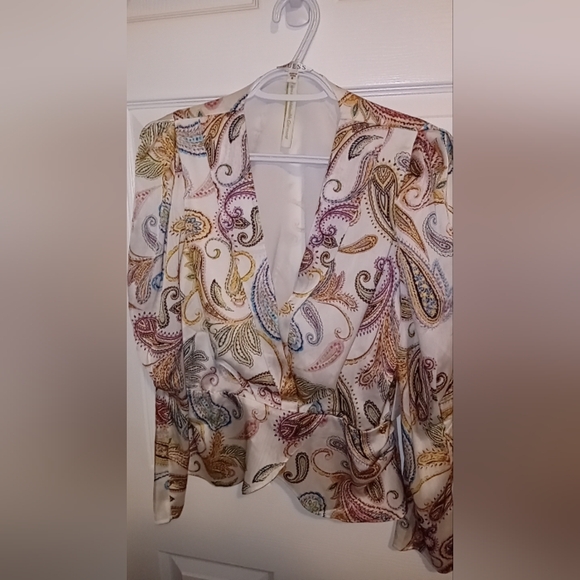 GUESS Lorenza Top-haut silk blouse - Picture 2 of 5